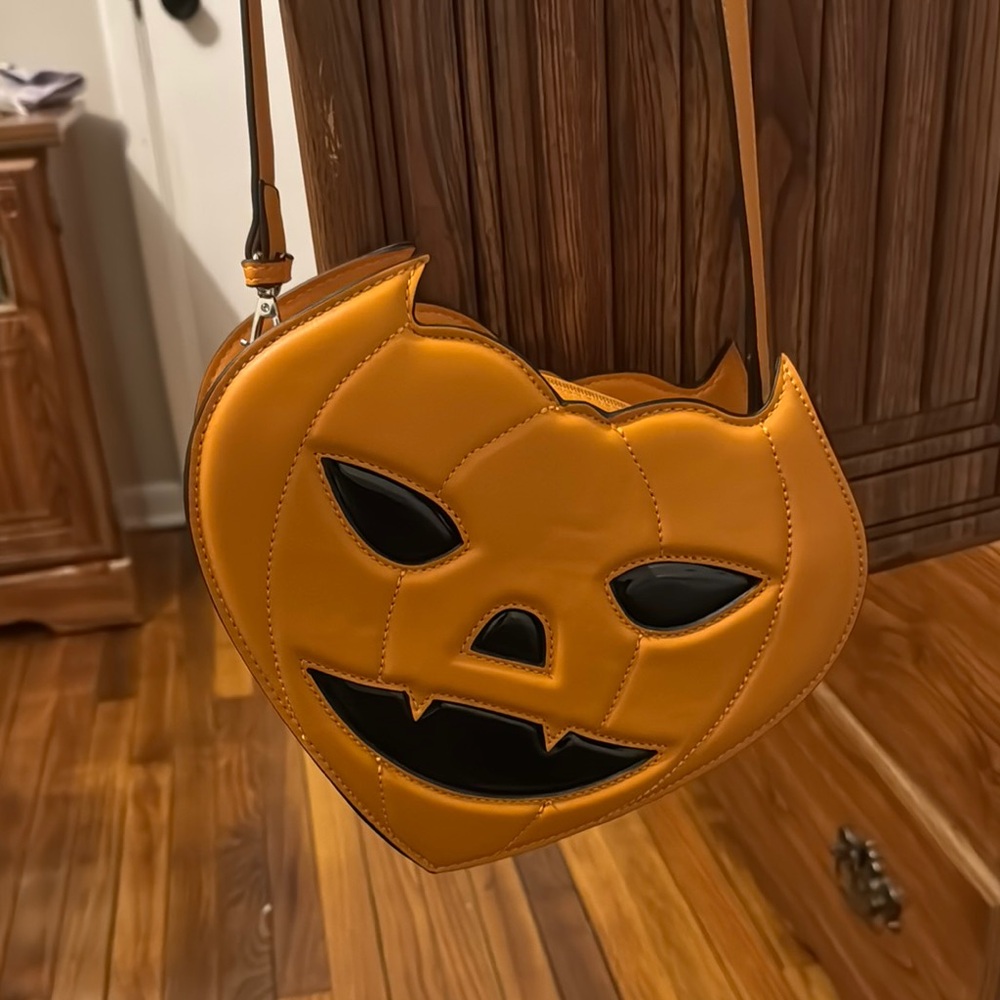 Pumpkin Batman Purse
